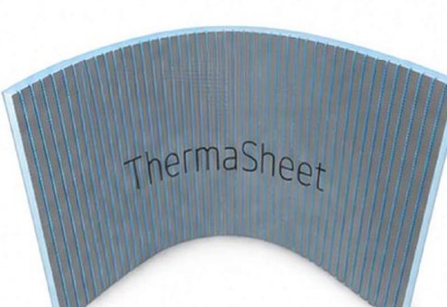 Thermasheet Flex curved board (external view)